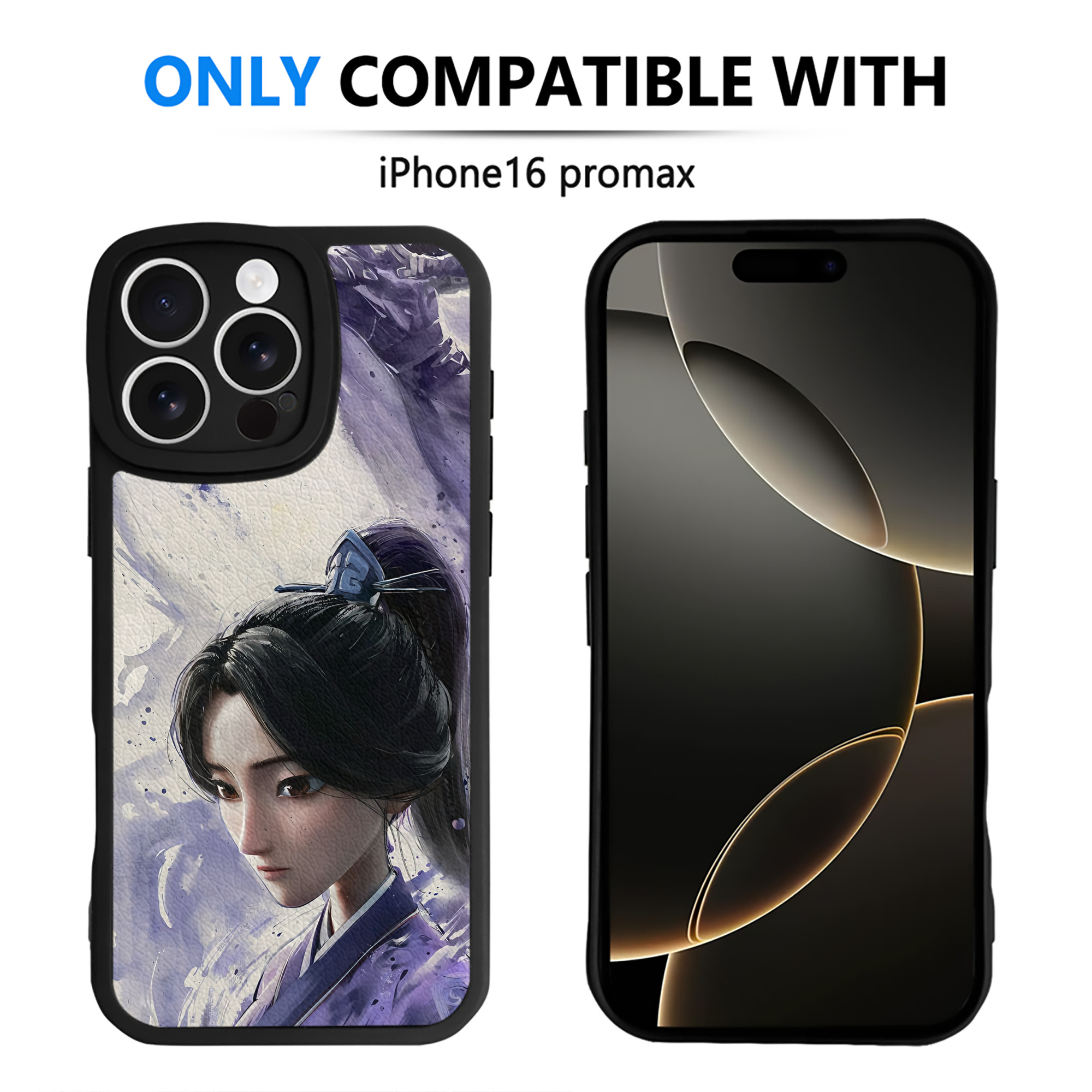 （画像用） Ne Zha 2 ナタ 魔童の大暴れ 【iPhone 16シリーズ対応】シリコンスマホケース（レザー調） 材質：シリコン